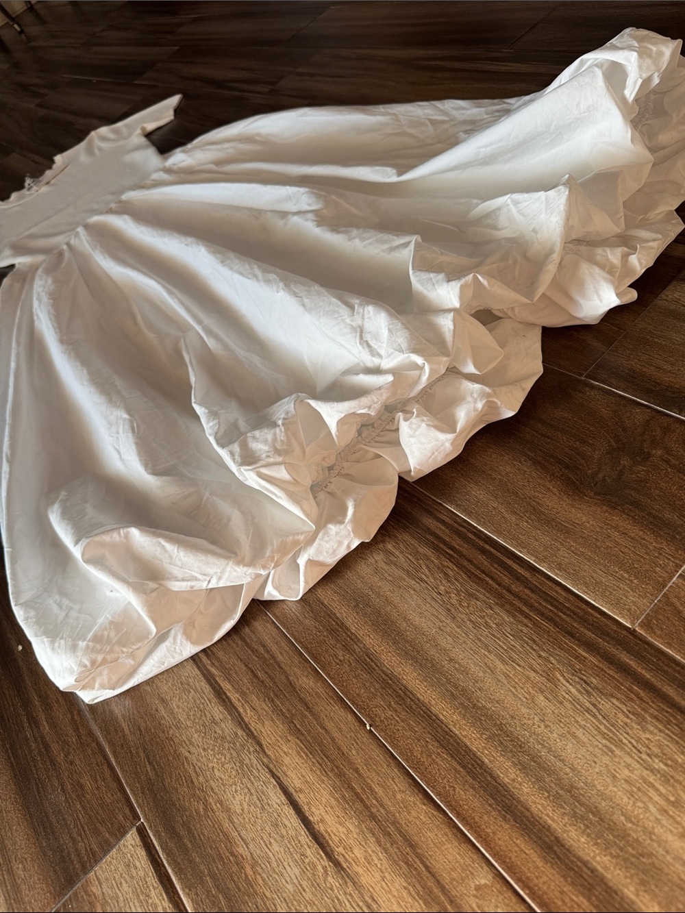 NWT Moon River Bubble Skirt Midi Dress in White Medium - Picture 10 of 15